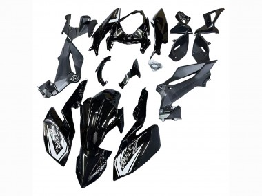 Kawasaki Z400 Motorrad Verkleidung 2018-2024 - Glanzendes Schwarz