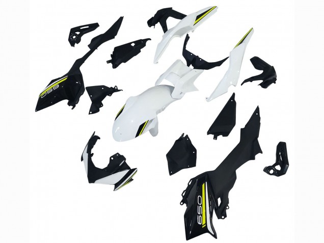 Kawasaki Ninja Z650 Motorrad Verkleidung 2020-2023 - Weiss Schwarz Grun