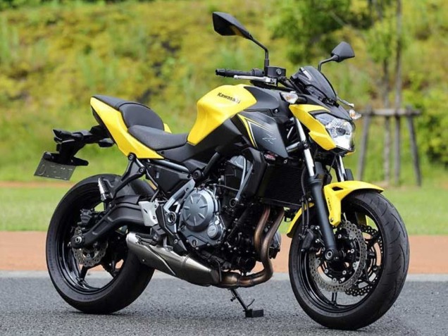 Kawasaki Ninja Z650 Motorrad Verkleidung 2017-2019 - Gelb Schwarz