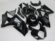 Glänzendes Schwarz Matt Schwarz Weiß 2007-2008 Suzuki GSXR 1000 Motorrad Verkleidung