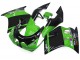 Kawasaki ZXR250 Motorrad Verkleidung 1989-1990 - Grun Glanzendes Schwarz Elf Touch4 Bridgestone