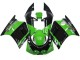 Kawasaki ZXR250 Motorrad Verkleidung 1989-1990 - Grun Glanzendes Schwarz Elf Touch4 Bridgestone