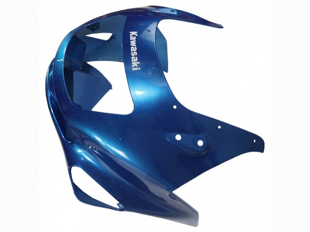 Kawasaki ZZR600 Motorrad Verkleidung 1998-2003 - Blau Silber Schwarz