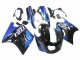 Kawasaki ZZR1100 Motorrad Verkleidung 1990-1992 - Blau Glanzendes Schwarz