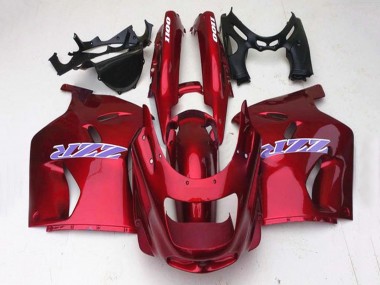 Kawasaki ZZR1100 Motorrad Verkleidung 1993-2003 - Glanzendes Rot