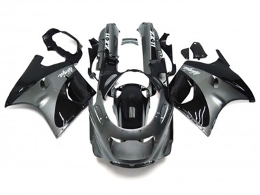 Kawasaki ZZR1100 Motorrad Verkleidung 1993-2003 - Grau Schwarz Ninja