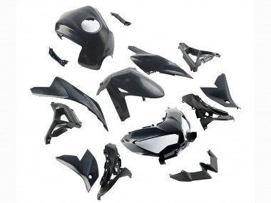 Kawasaki Versys 650 Motorrad Verkleidung 2022-2025 - Glanzendes Schwarz