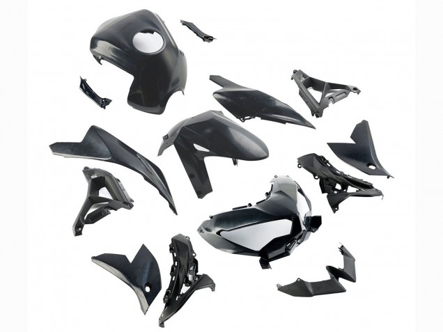 Kawasaki Versys 650 Motorrad Verkleidung 2022-2025 - Glanzendes Schwarz