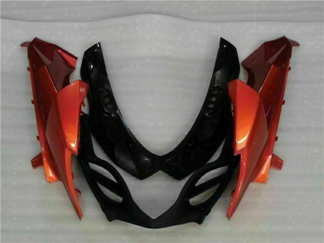 Orange Glänzendes Schwarz 2009-2016 Suzuki GSXR 1000 Motorrad Verkleidung