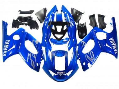 Yamaha YZF600R Thundercat Motorrad Verkleidung 1996-2007 - Blau Weiss Silber