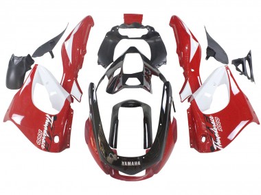 Yamaha YZF 1000R Thunderace Motorrad Verkleidung Kit 1997-2007 - Rot Schwarz Weiss Thunderace