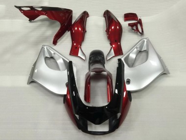 Yamaha YZF 1000R Thunderace Motorrad Verkleidung 1997-2007 - Burgundy Silber