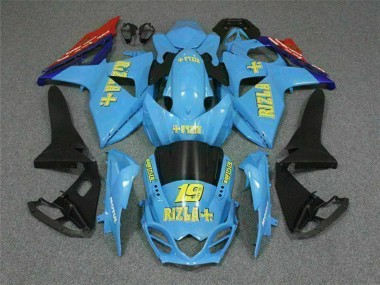 Blau Gelb Rizla 19 Rot 2009-2016 Suzuki GSXR 1000 Motorrad Verkleidung