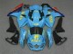 Blau Gelb Rizla 19 Rot 2009-2016 Suzuki GSXR 1000 Motorrad Verkleidung