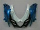 Weiß Blau Schwarz 2009-2016 Suzuki GSXR 1000 Abs Verkleidungen Kit