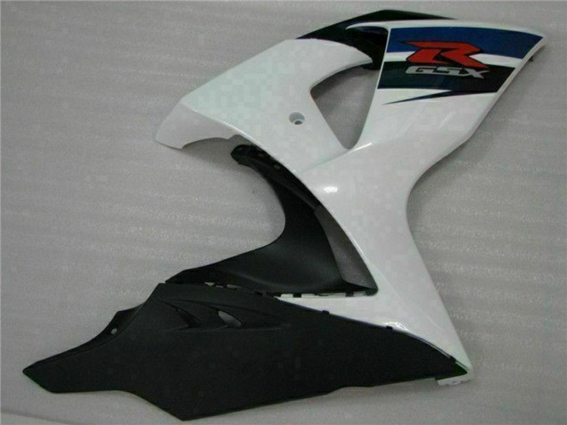 Weiß Blau Schwarz 2009-2016 Suzuki GSXR 1000 Abs Verkleidungen Kit