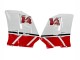 Yamaha RZV500 / RD500 Motorrad Verkleidung 1985-1987 - Weiss Rot Schwarz