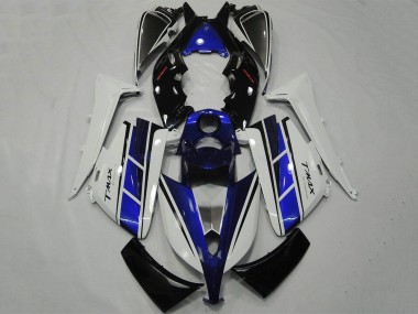 Yamaha TMAX530 Motorrad Verkleidung 2012-2014 - Weiss Blau Schwarz