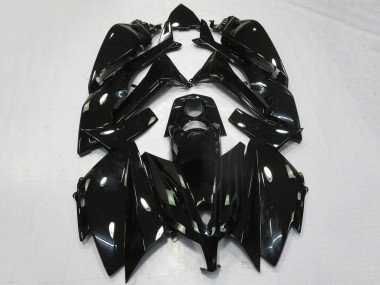 Yamaha TMAX530 Motorrad Verkleidung 2012-2014 - Glanzendes Schwarz