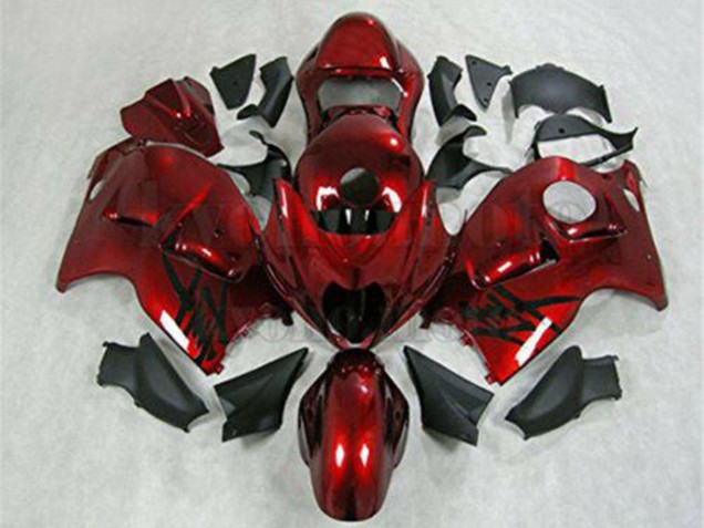 Rot Schwarz 1996-2007 Suzuki GSXR 1300 Hayabusa Motorrad Verkleidung