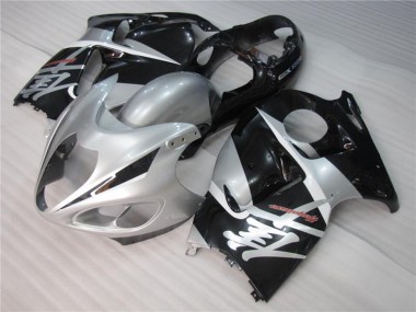 Silber Schwarz 1996-2007 Suzuki GSXR 1300 Hayabusa Motorrad Verkleidung