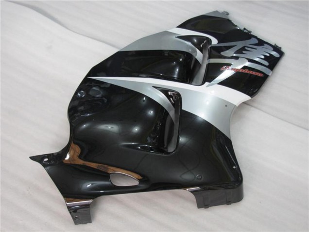 Silber Schwarz 1996-2007 Suzuki GSXR 1300 Hayabusa Motorrad Verkleidung