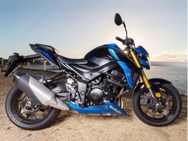 Blau Schwarz 2017-2022 Suzuki GSX-S 750 Motorrad Verkleidung Kit