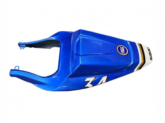 Suzuki SV650 Motorrad Verkleidung 2003-2013 - Weiss Blau Lucky Strike Motul