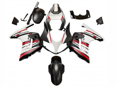 Suzuki SV650 Motorrad Verkleidung 2003-2013 - Weiss Rot Schwarz
