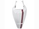 Suzuki SV650 Motorrad Verkleidung 2003-2013 - Weiss mit Dunkel Rot Linie
