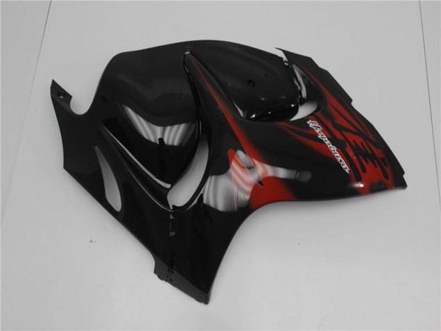Glänzendes Schwarz Rot 2008-2020 Suzuki GSXR 1300 Hayabusa Motorrad Verkleidung