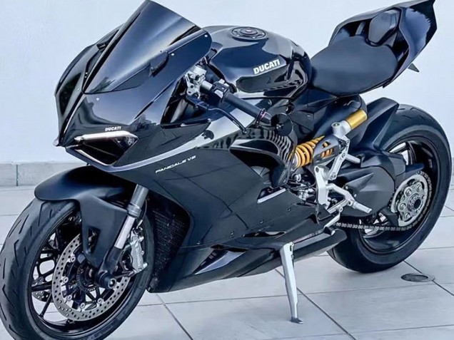 Ducati Panigale V2 Motorrad Verkleidung 2020-2024 - Schwarz