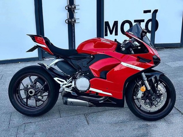 Ducati Panigale V2 Motorrad Verkleidung 2020-2024 - Rot Weiss