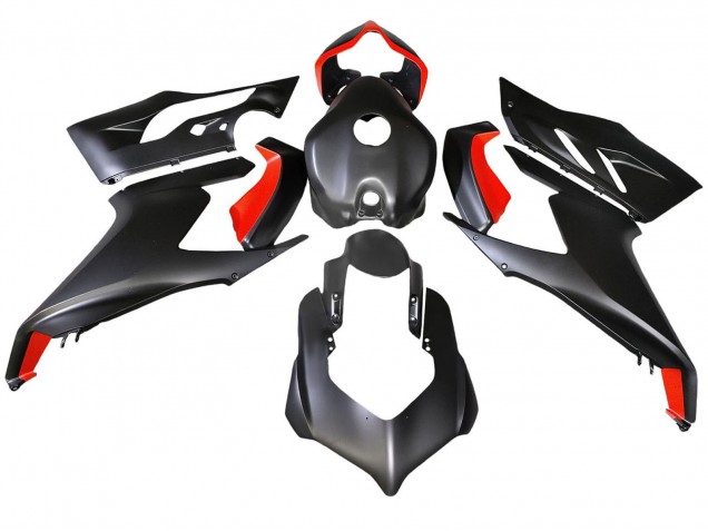 Ducati Panigale V2 Motorrad Verkleidung Kit 2020-2024 - Rot Matt Schwarz