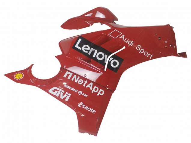 Ducati Panigale V4 V4S Motorrad Verkleidung 2020-2021 - Rot Glanzendes Schwarz Lenovo 117
