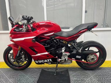 Ducati Supersport 939/939S Motorrad Verkleidung 2017-2022 - Rot Weiss Schwarz