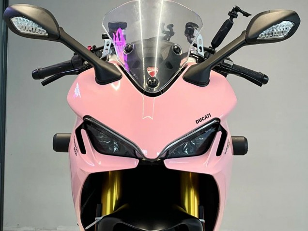 Ducati 2021-2024 Ducati Supersport 950/950S Motorrad Verkleidung 2021-2024 - Rosa Schwarz