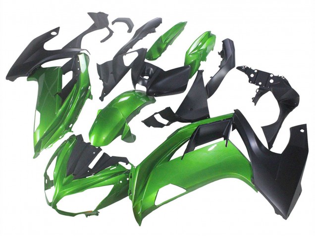 BMW K1200S Motorrad Verkleidung 2005-2010 - Grun Matt Schwarz