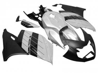 BMW K1200S Motorrad Verkleidung 2005-2010 - Silber Matt Schwarz