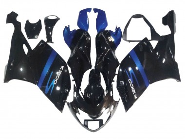 BMW K1200S Motorrad Verkleidung 2005-2010 - Blau Glanzendes Schwarz