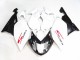 BMW K1200S Motorrad Verkleidung 2005-2010 - Weiss Glanzendes Schwarz