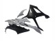 BMW S1000RR Motorrad Verkleidung 2023-2024 - Nardo Grau Matt Schwarz