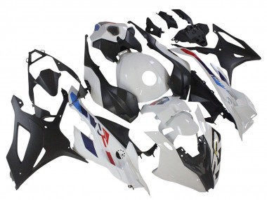 BMW S1000RR Motorrad Verkleidung 2023-2024 - Weiss Blau Rot Matt Schwarz