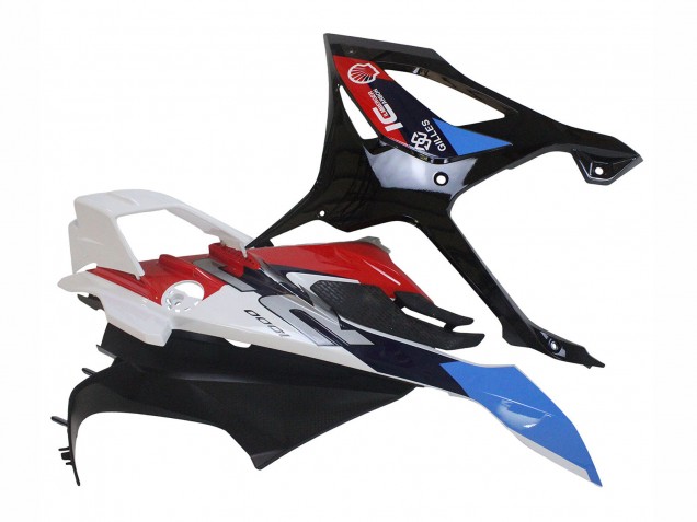 BMW S1000RR Motorrad Verkleidung 2023-2024 - Weiss Blau Rot Matt Schwarz