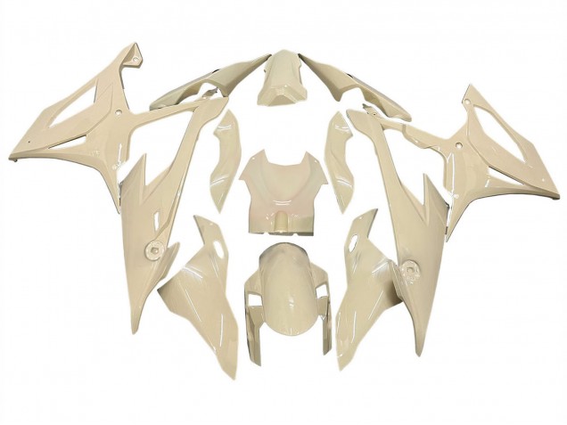 BMW S1000RR Motorrad Verkleidung 2019-2022 - Glanzendes Creme