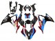 BMW S1000RR Motorrad Verkleidung 2019-2022 - Schwarz Rot Blau