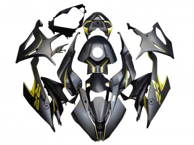 BMW S1000RR Motorrad Verkleidung 2019-2022 - Schwarz Gelb Carbon
