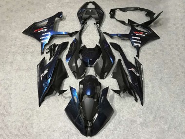 BMW S1000RR Motorrad Verkleidung 2019-2022 - Schwarz Dunkel blau
