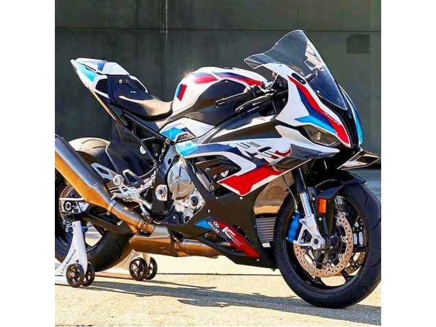BMW S1000RR Motorrad Verkleidung 2019-2022 - Schwarz Weiss Blau Rot