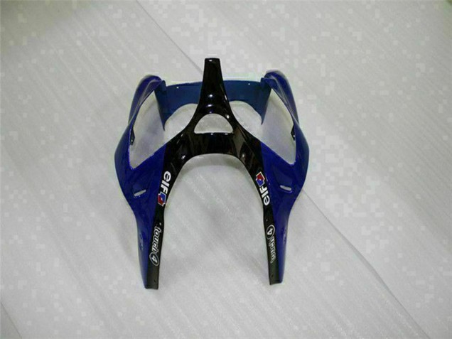 Blau Glänzendes Schwarz Elf Bridgestone 2000-2002 Kawasaki ZX6R Motorrad Verkleidung